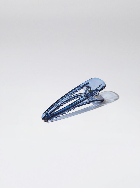 Resin Hair Duckclip, Orange, hi-res