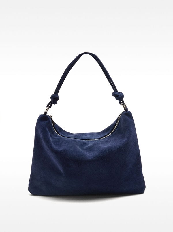 Leather shoulder bag