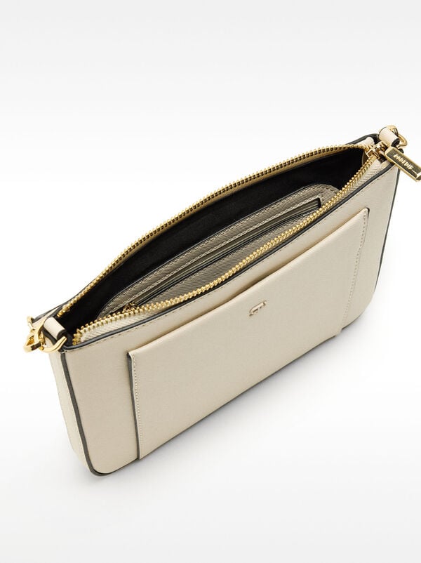 Textured crossbody bag