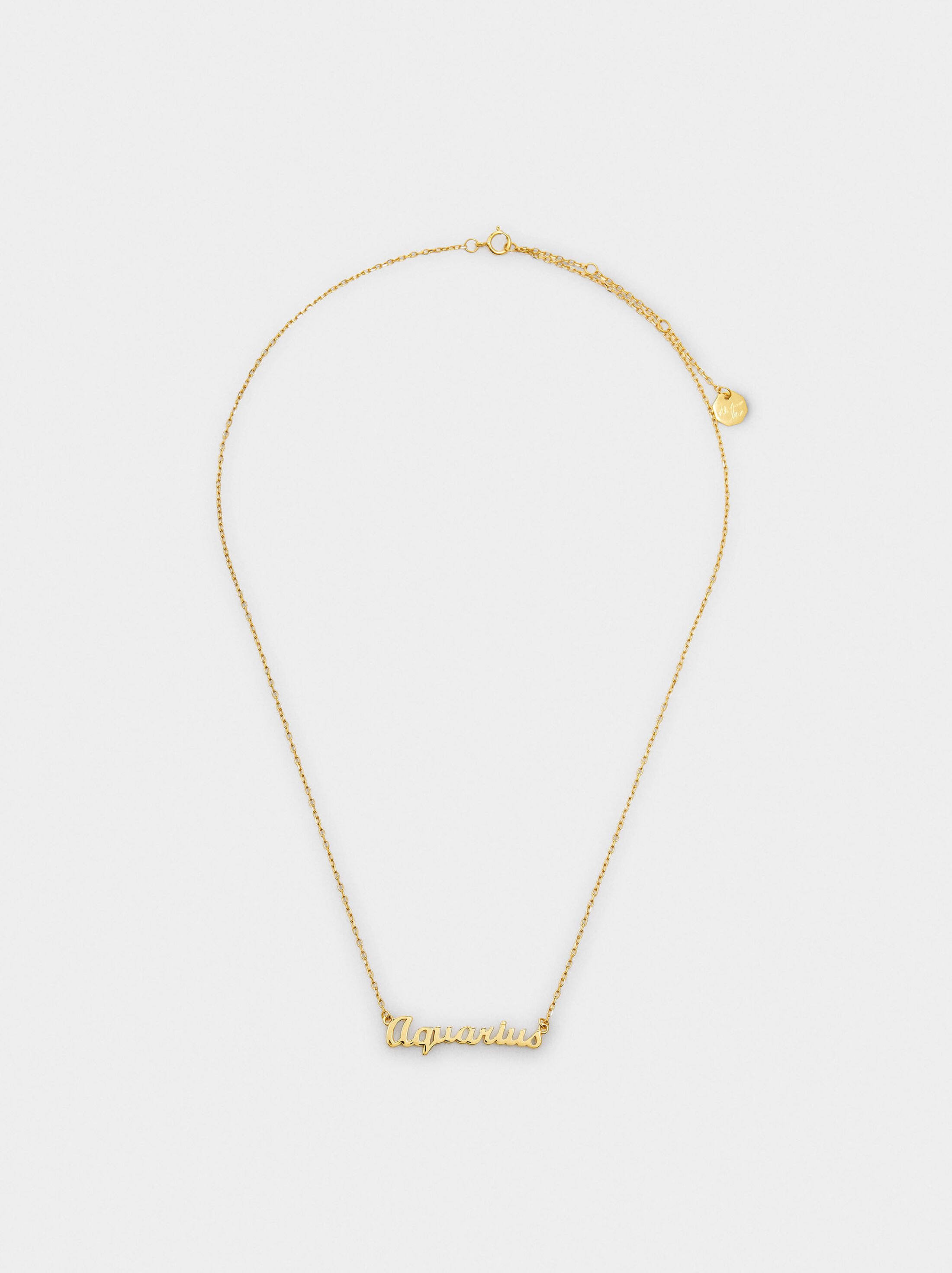 Necklace with zodiac sign TAURUS - 925 sterling silver image number 1.0