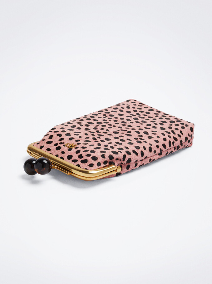 Fur Mobile Phone Bag, Pink, hi-res