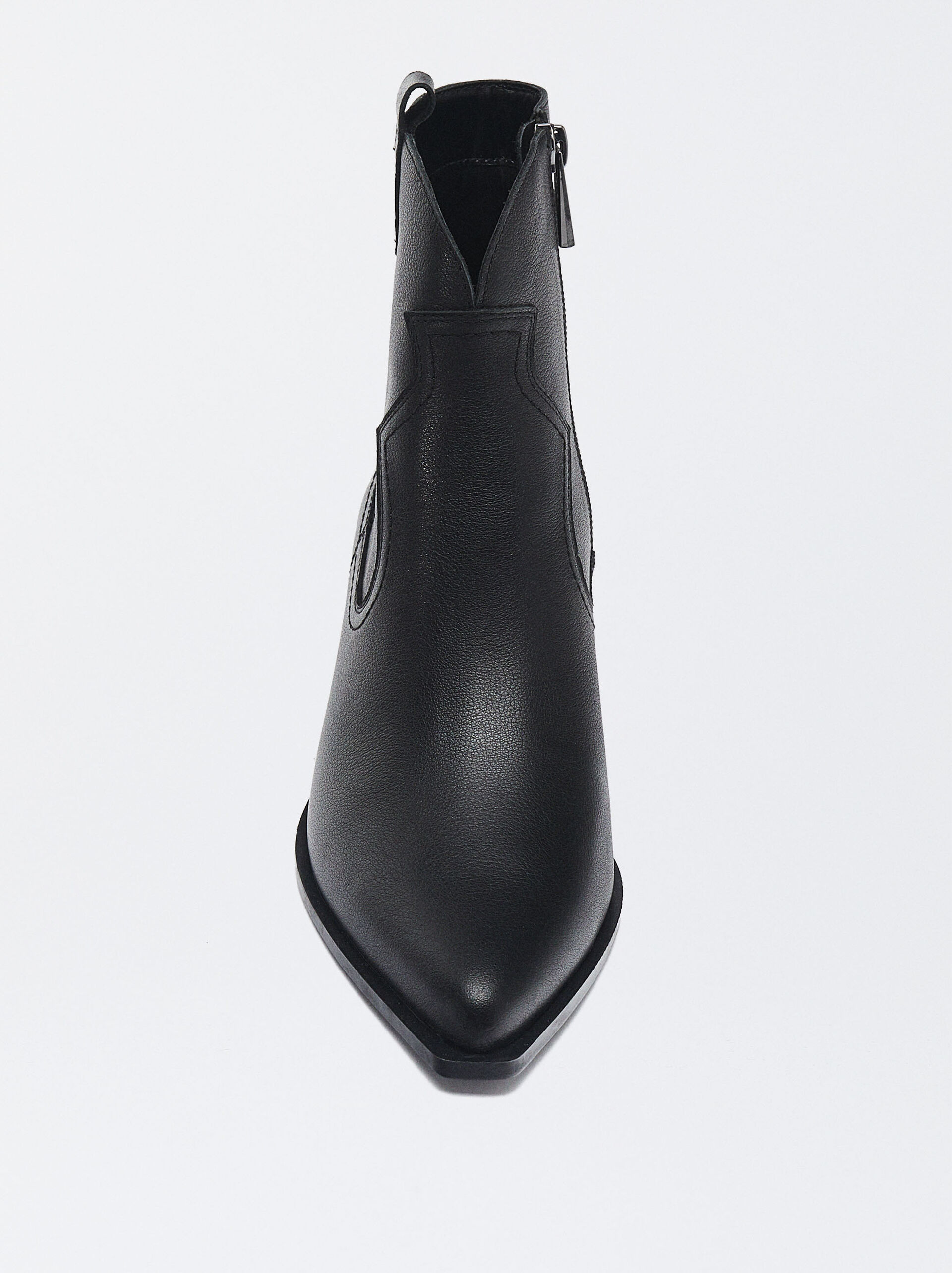Online Exclusive - Leather Cowboy Boots image number 2.0