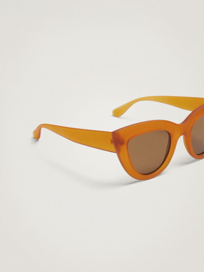 Gafas De Sol Cat Eye, Naranja, hi-res