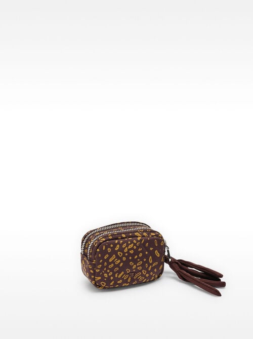 Printed nylon coin purse