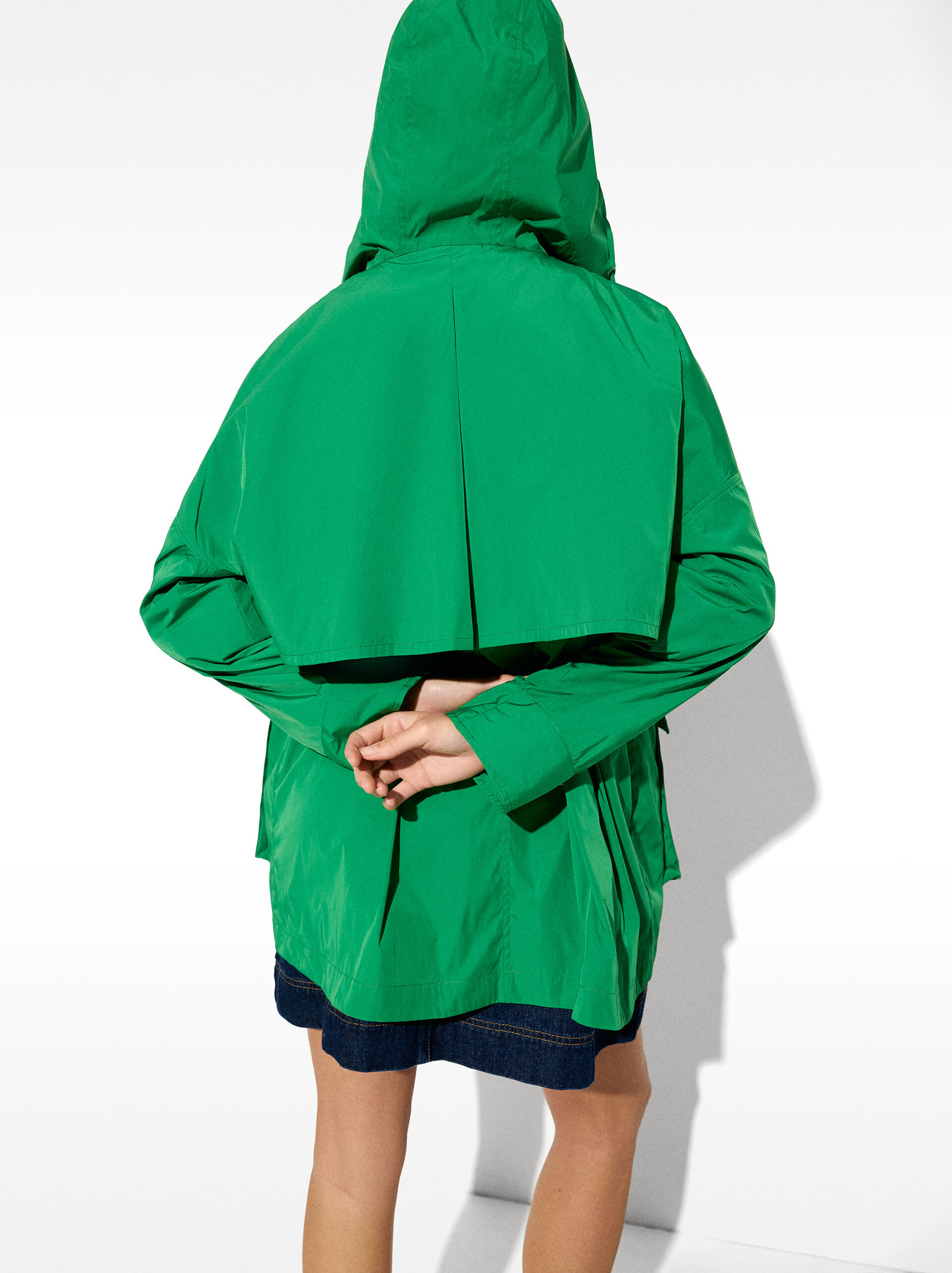 Light parka with hood image number 2.0
