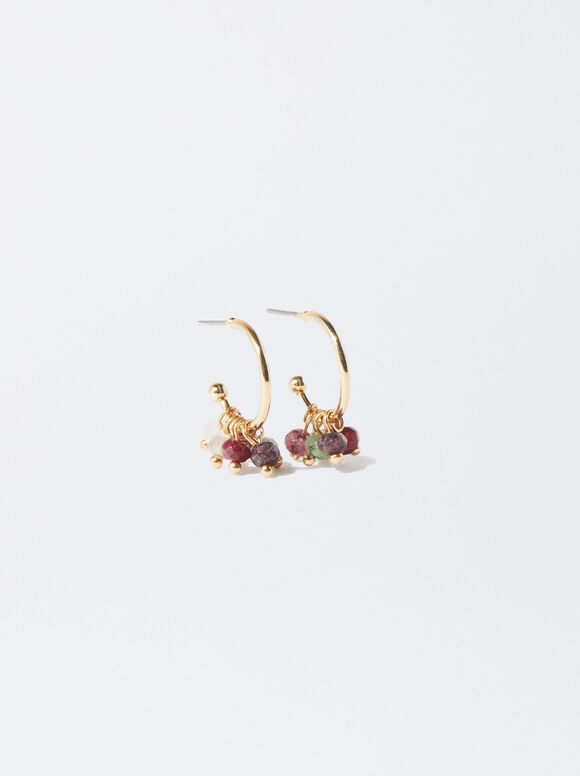 Shell Earrings, Multicolor, hi-res