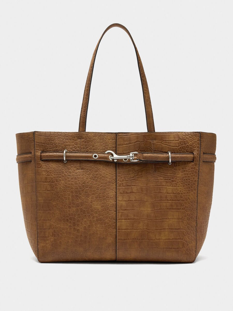 Bolso shopper grabado animal