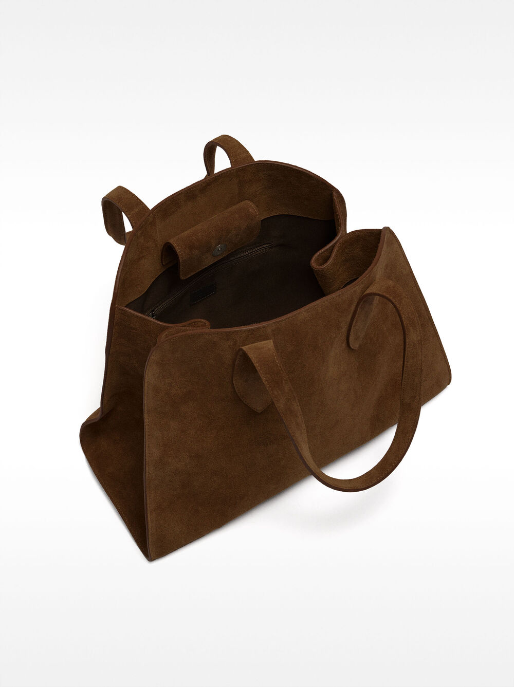 Leather tote bag