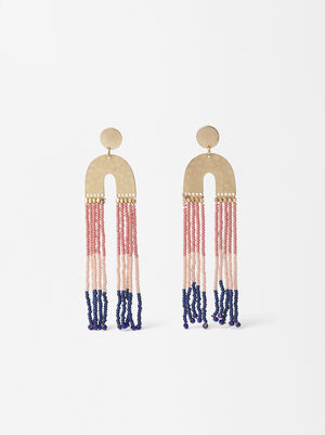 Long Earrings With Beads image number 0.0