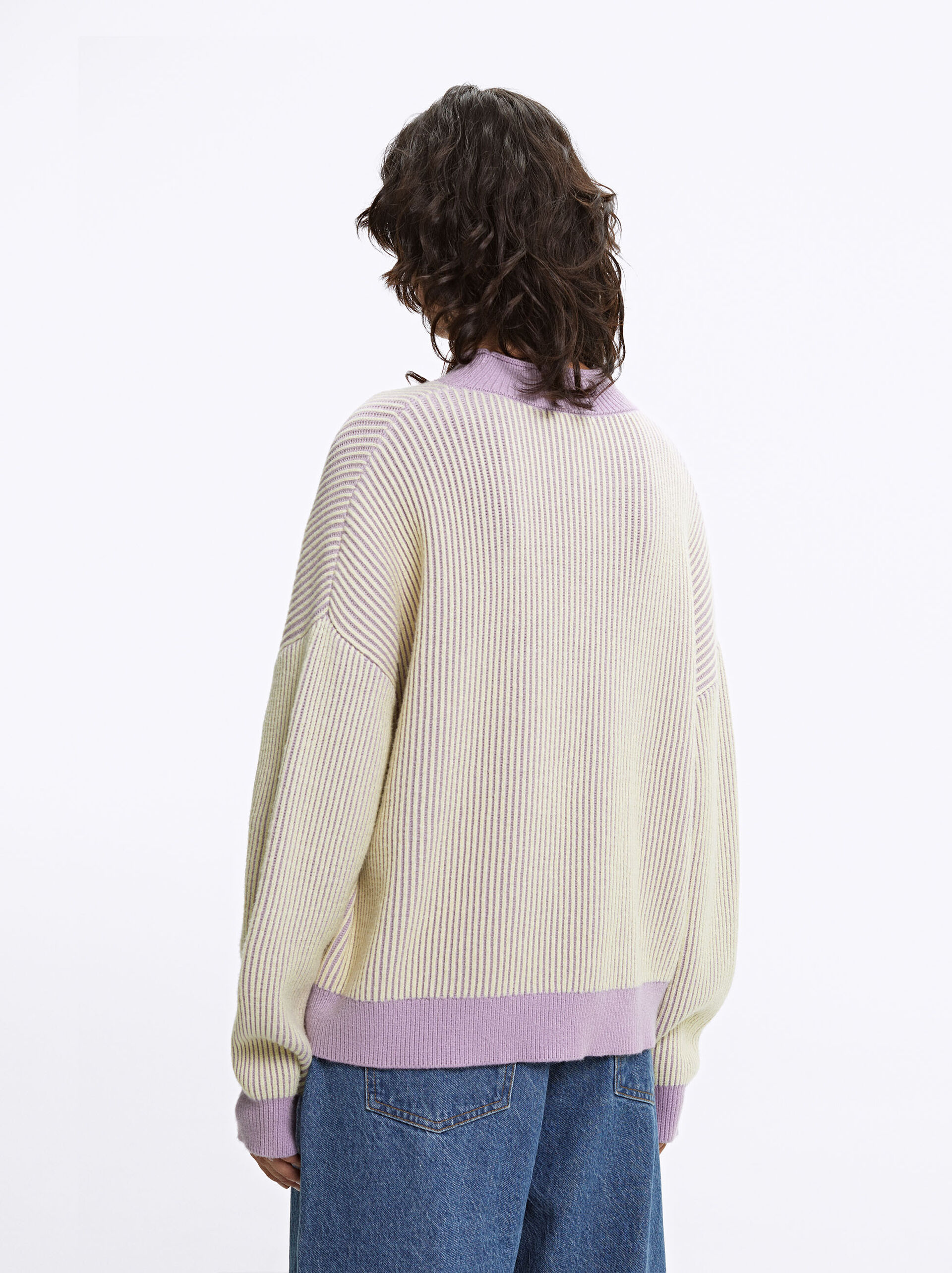 Rib Knit Sweater image number 3.0