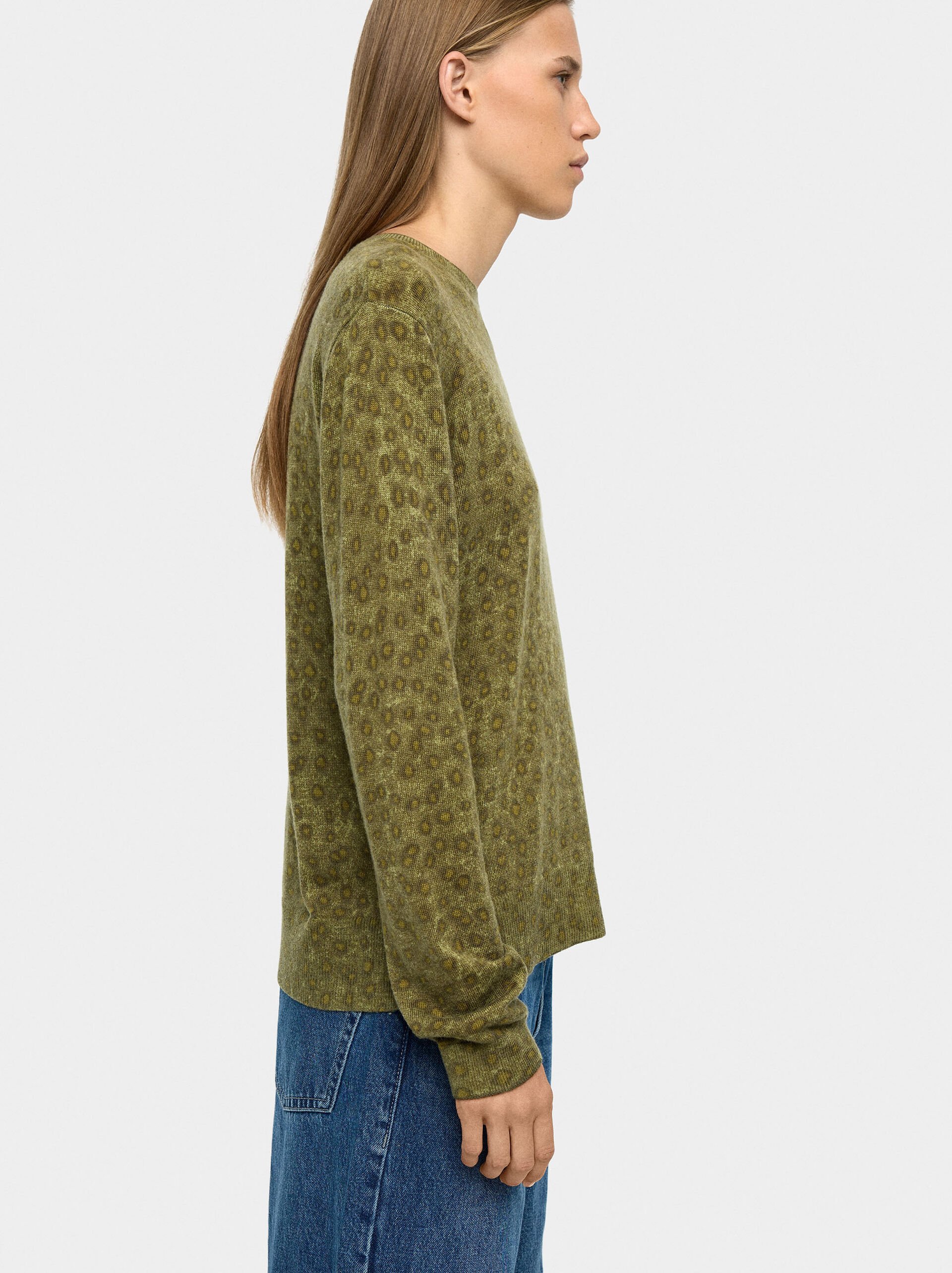 Gemusterter Strickpullover image number 2.0