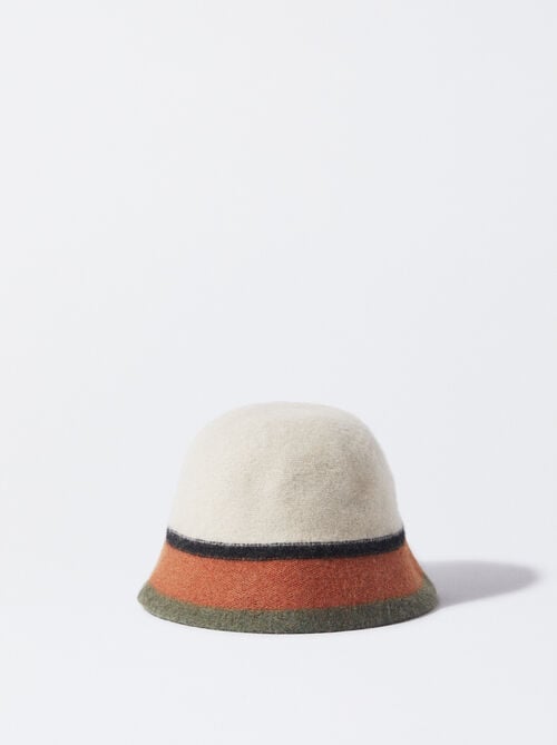Chapéu Bucket Com Lã