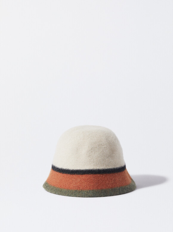 Cappellino Bucket Di Lana, Multicolore, hi-res