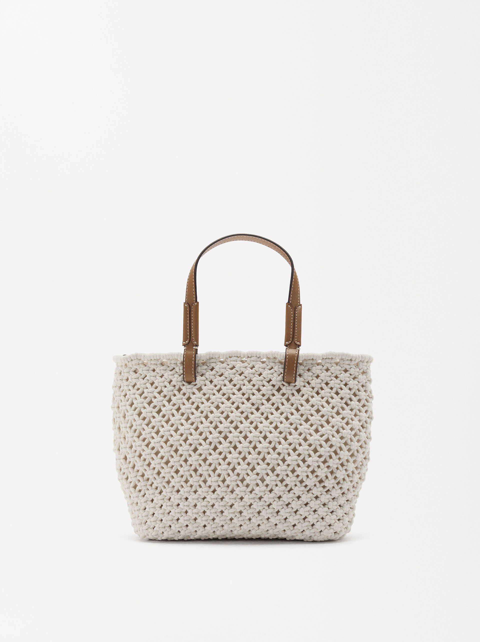 Macramé tote bag image number 0.0