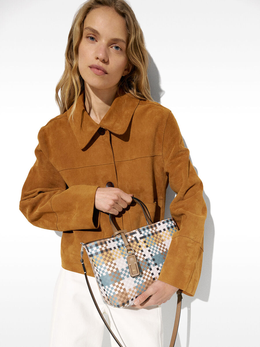 Kariertes Tote-Bag