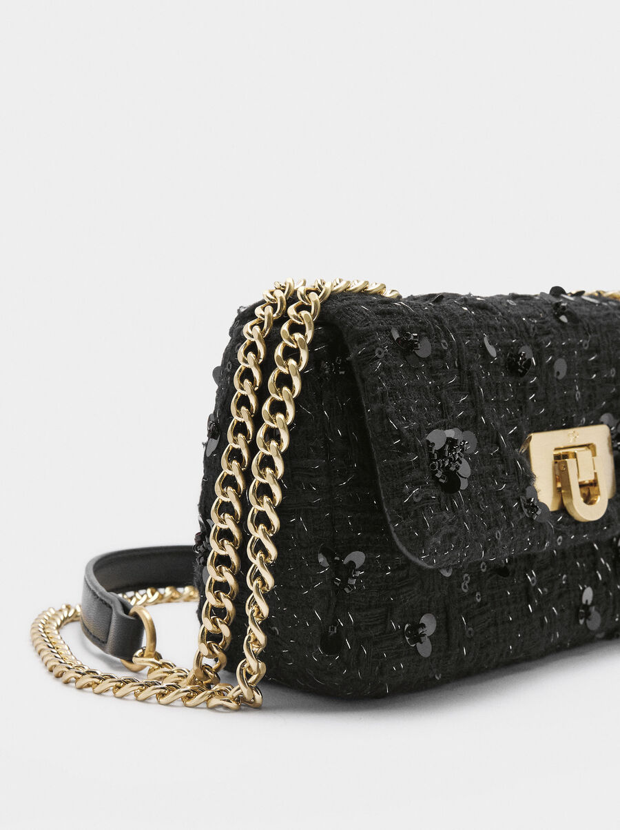 Bolso de fiesta tweed