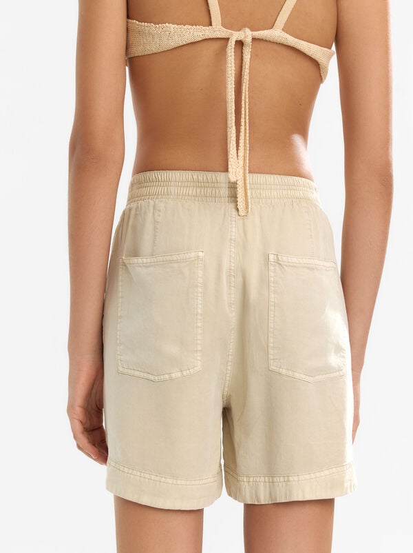 100% lyocell shorts
