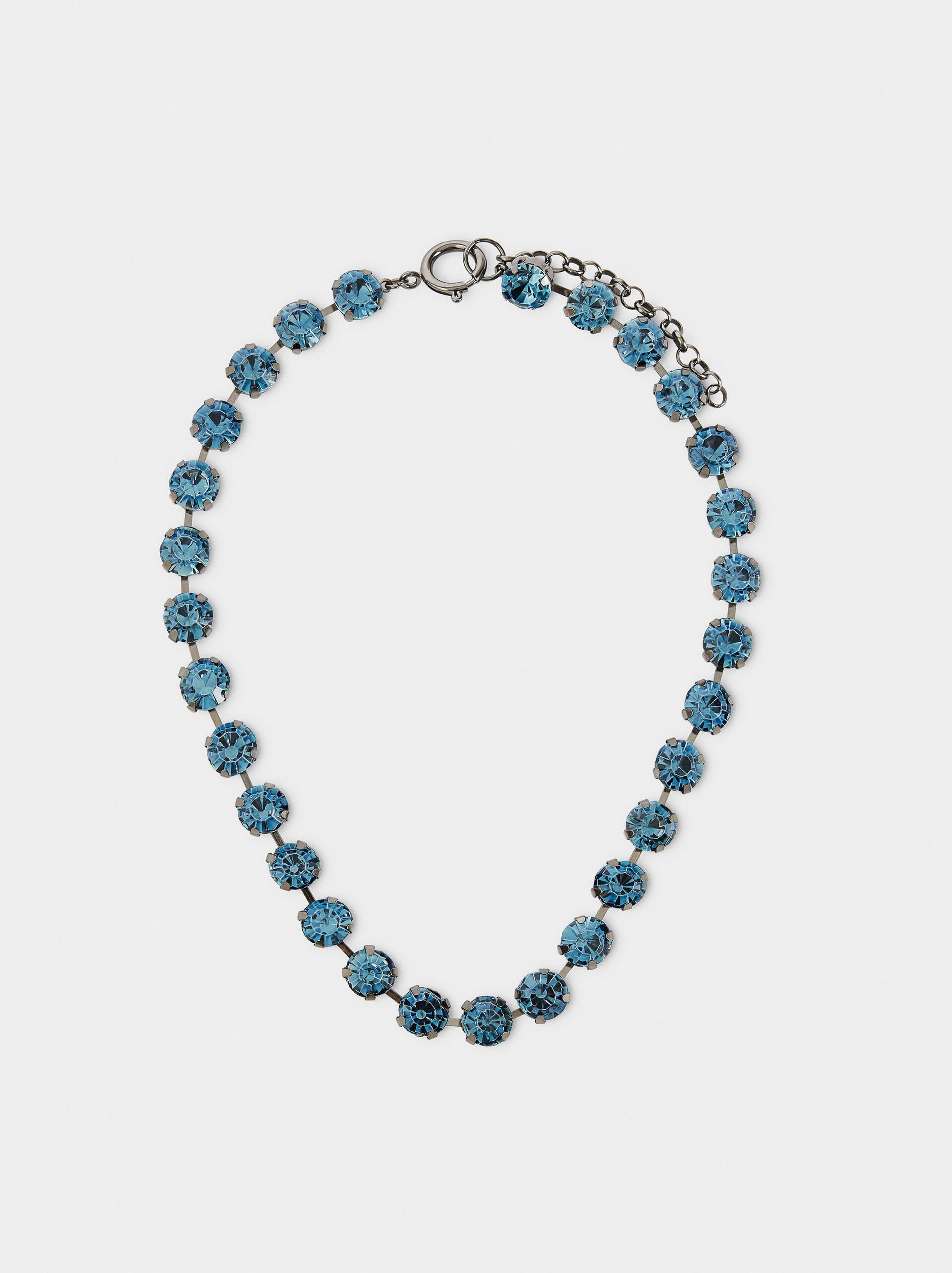 Short necklace with crystals image number 0.0