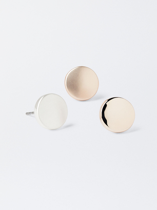 Two-Tone Earring Pack, Multicolor, hi-res