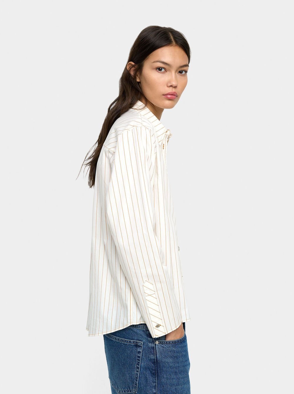 100% cotton striped shirt