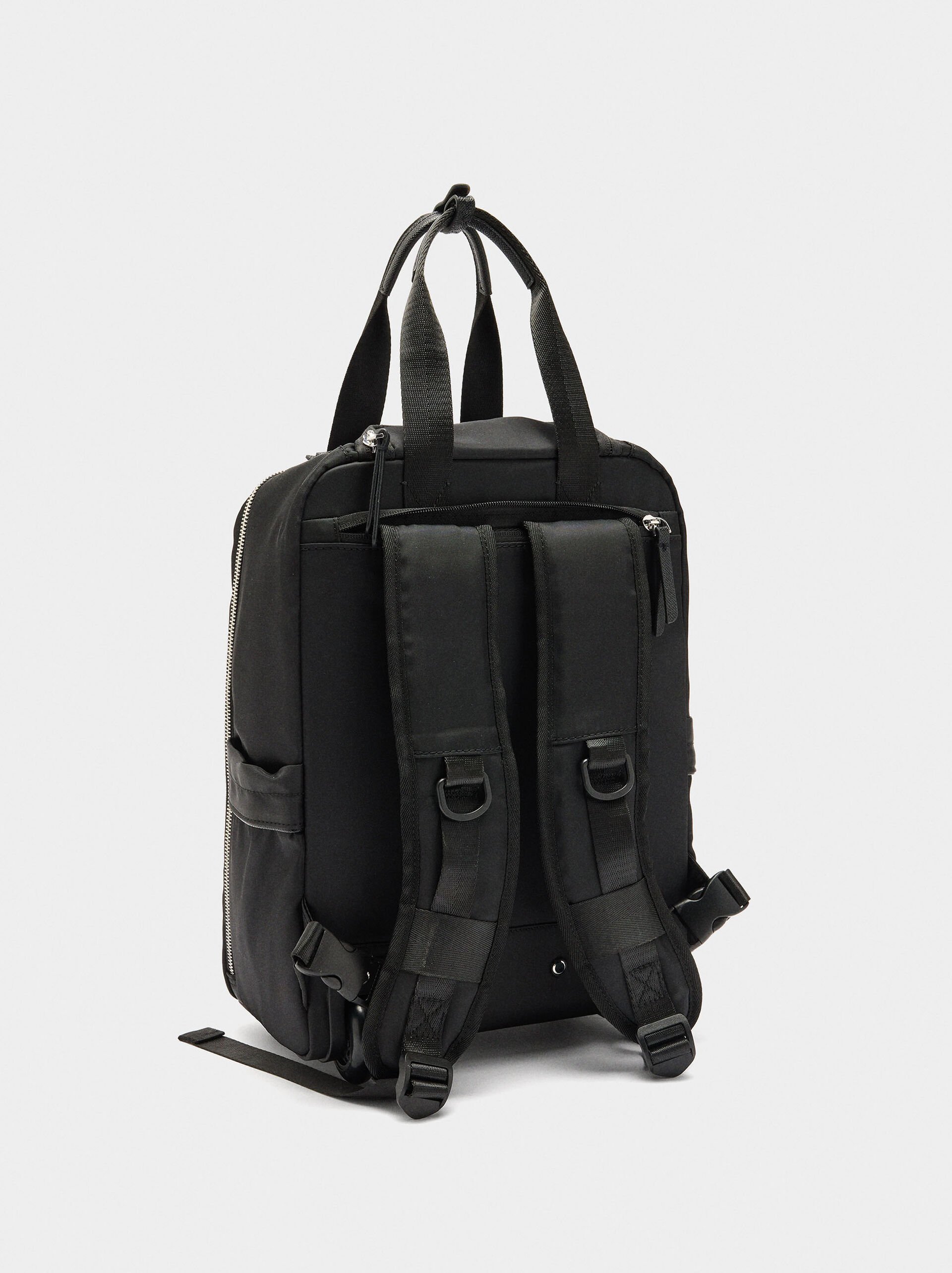 Mochila de nylon con ruedas image number 2.0