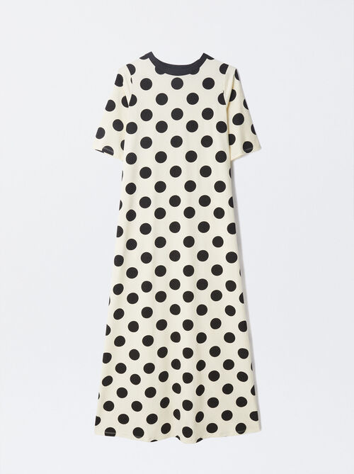 Online Exclusive - Polka Dot Midi Dress