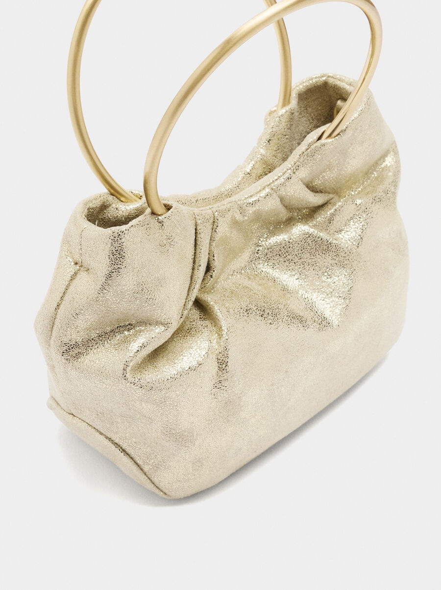 Metallic handbag