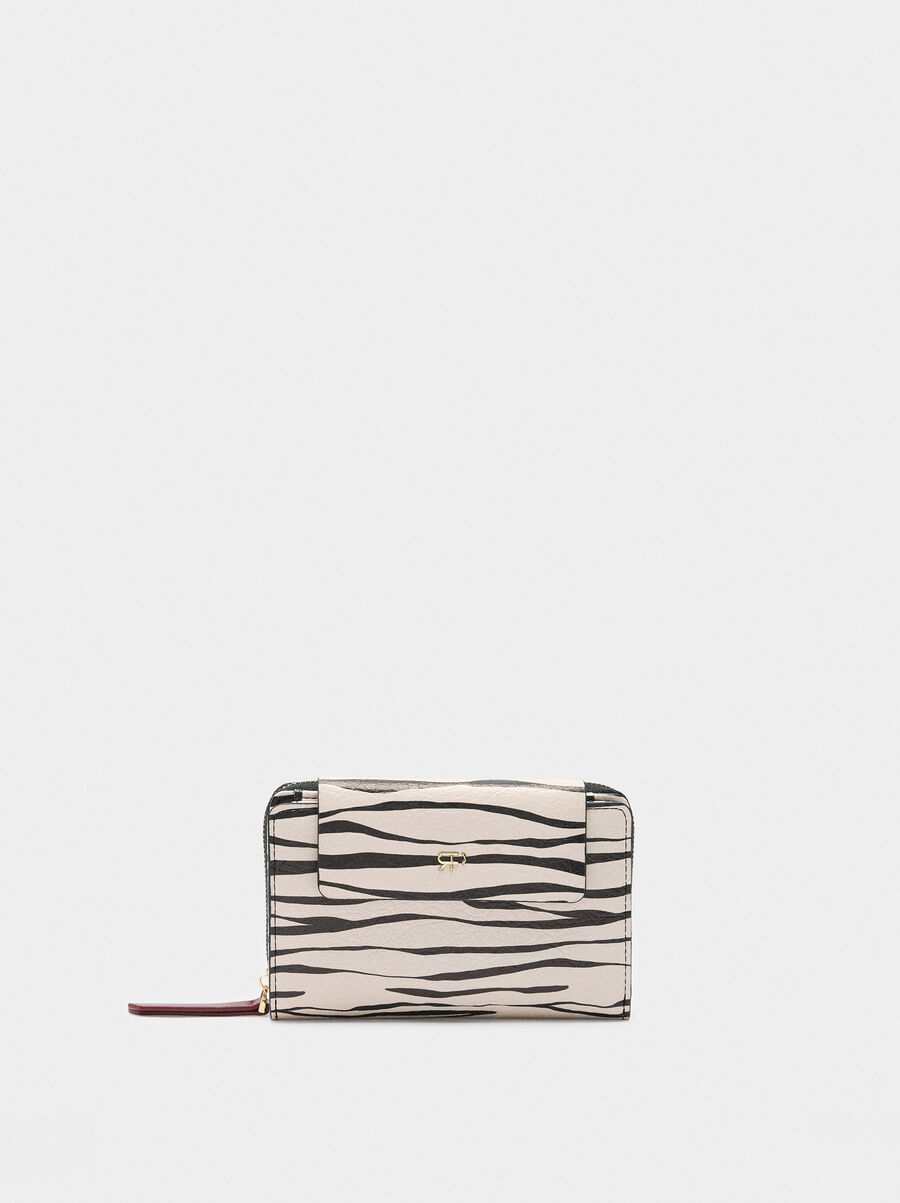Cartera estampado animal M