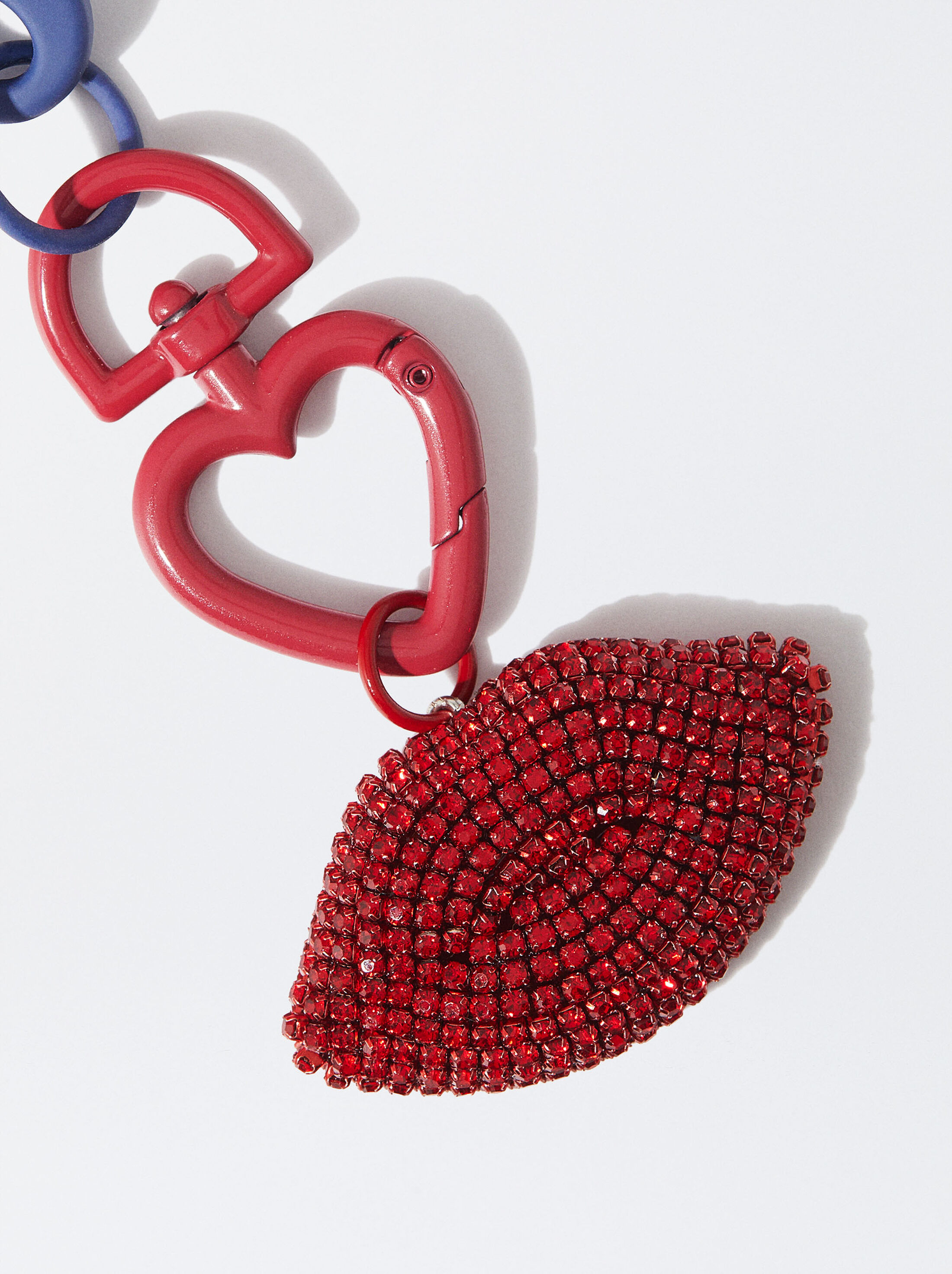 Key ring with strass image number 1.0