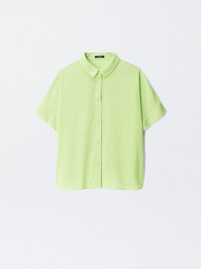 Short-Sleeved Shirt With Buttons image number 0.0