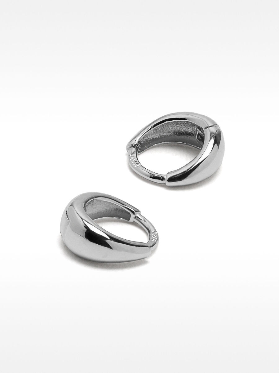 Orecchini a cerchio corti - argento 925