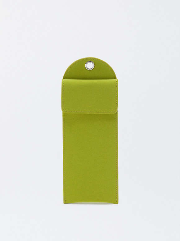Basic Pencil Case, Green, hi-res