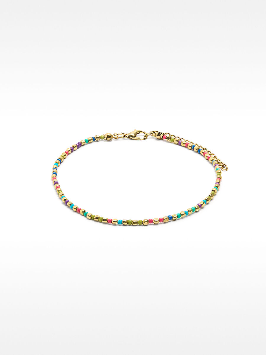 Bracciale multicolore con perline