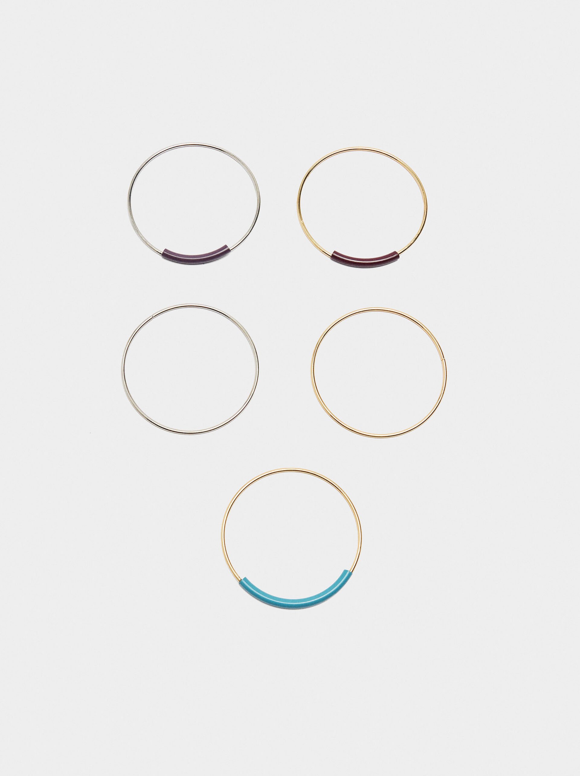 Set of bracelets with enamel image number 2.0