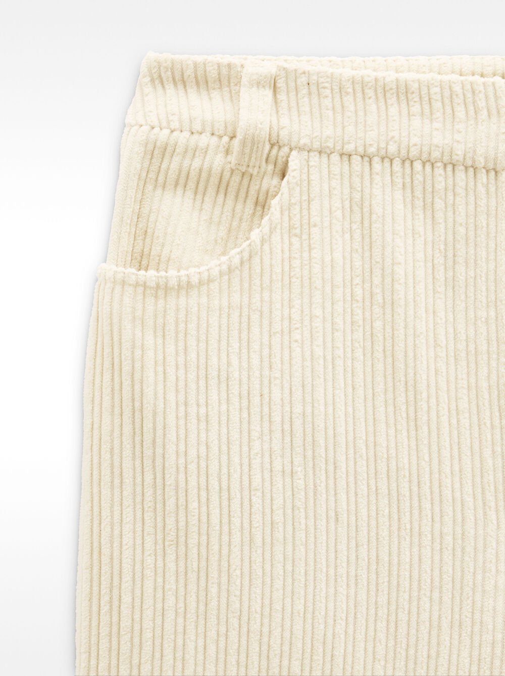 Corduroy trousers with 100% cotton