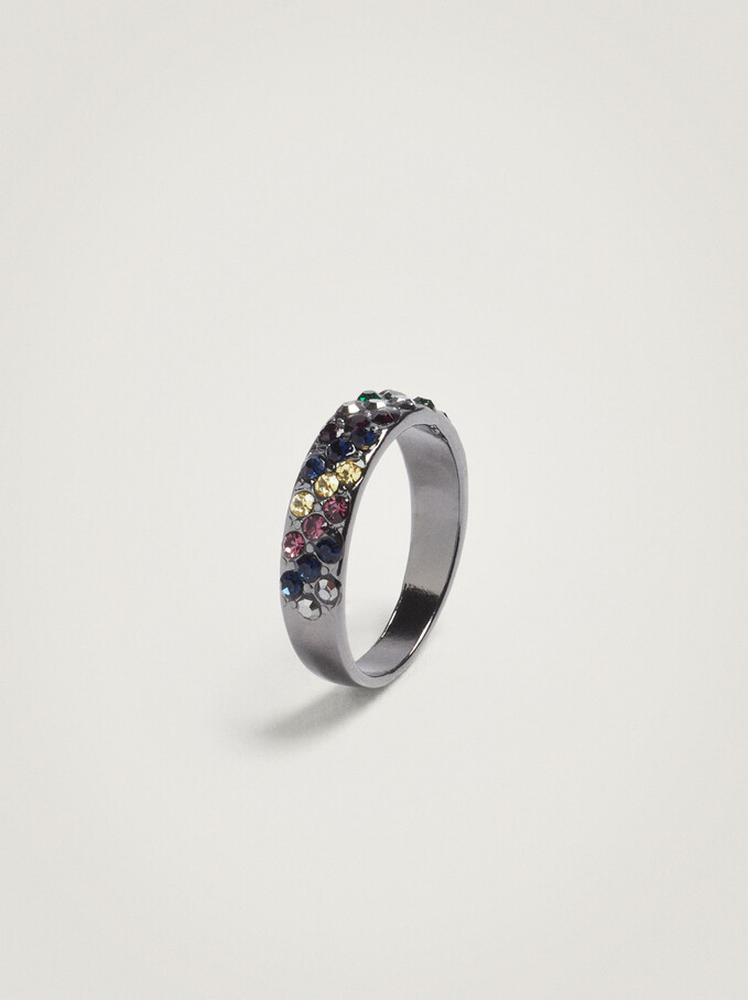 Ring With Beads, Multicolor, hi-res