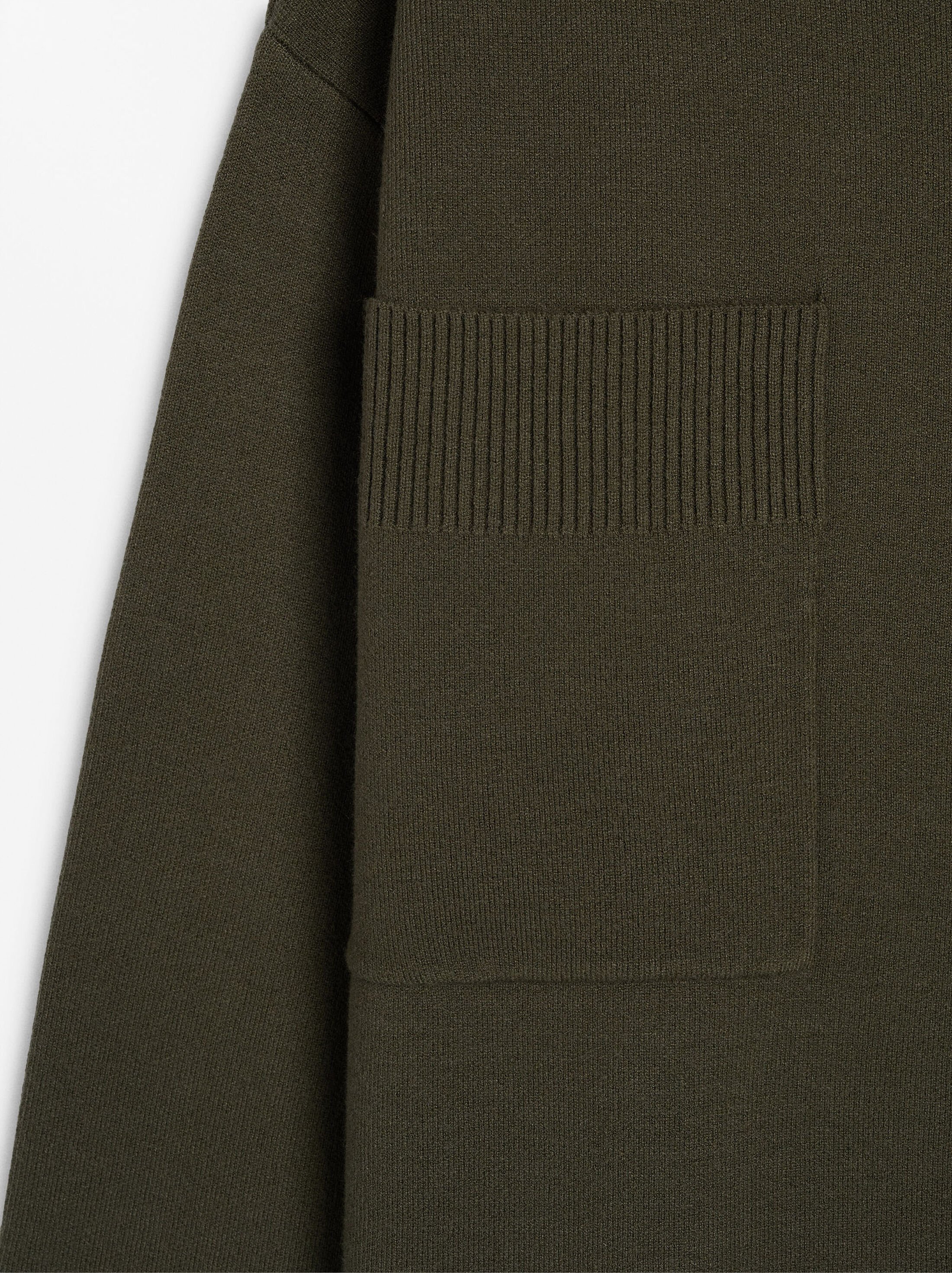 Knit cardigan with pockets image number 7.0