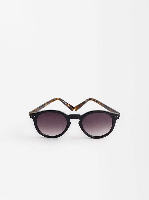 Lunettes de soleil rondes