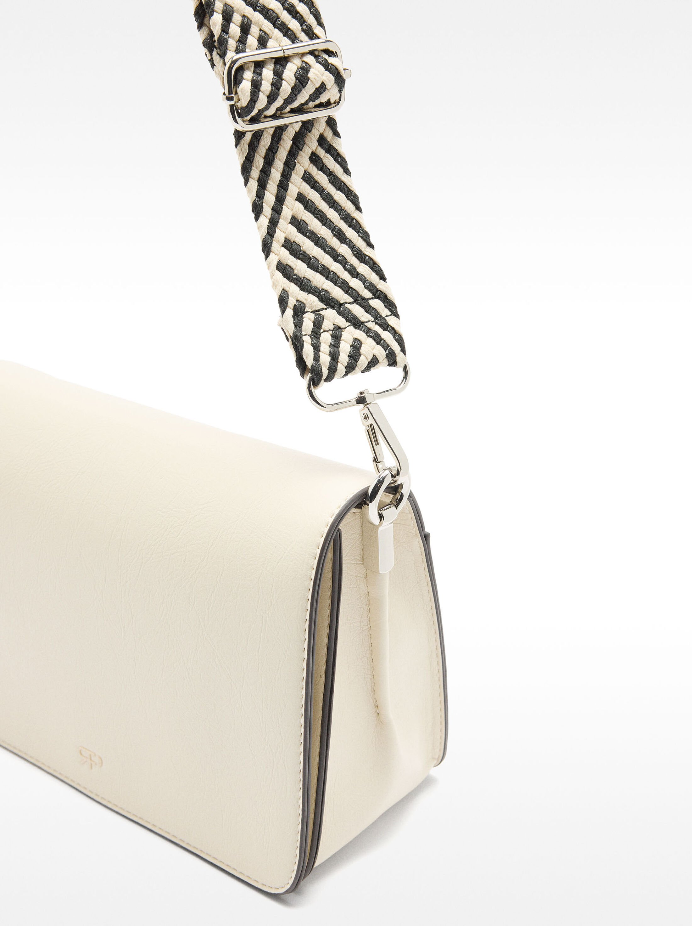Striped shoulder strap image number 1.0