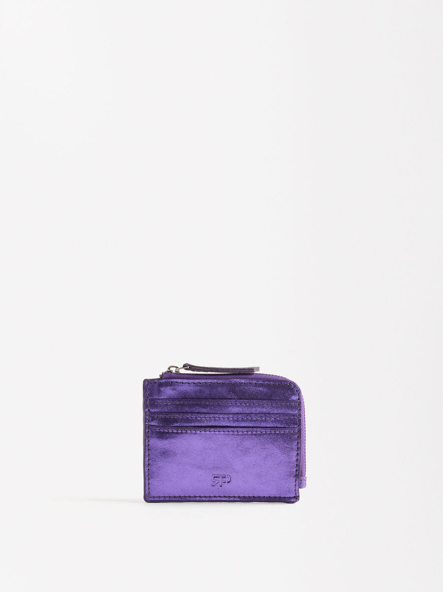 Basic leather cardholder