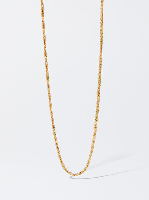 Stainless Steel Golden Necklace
