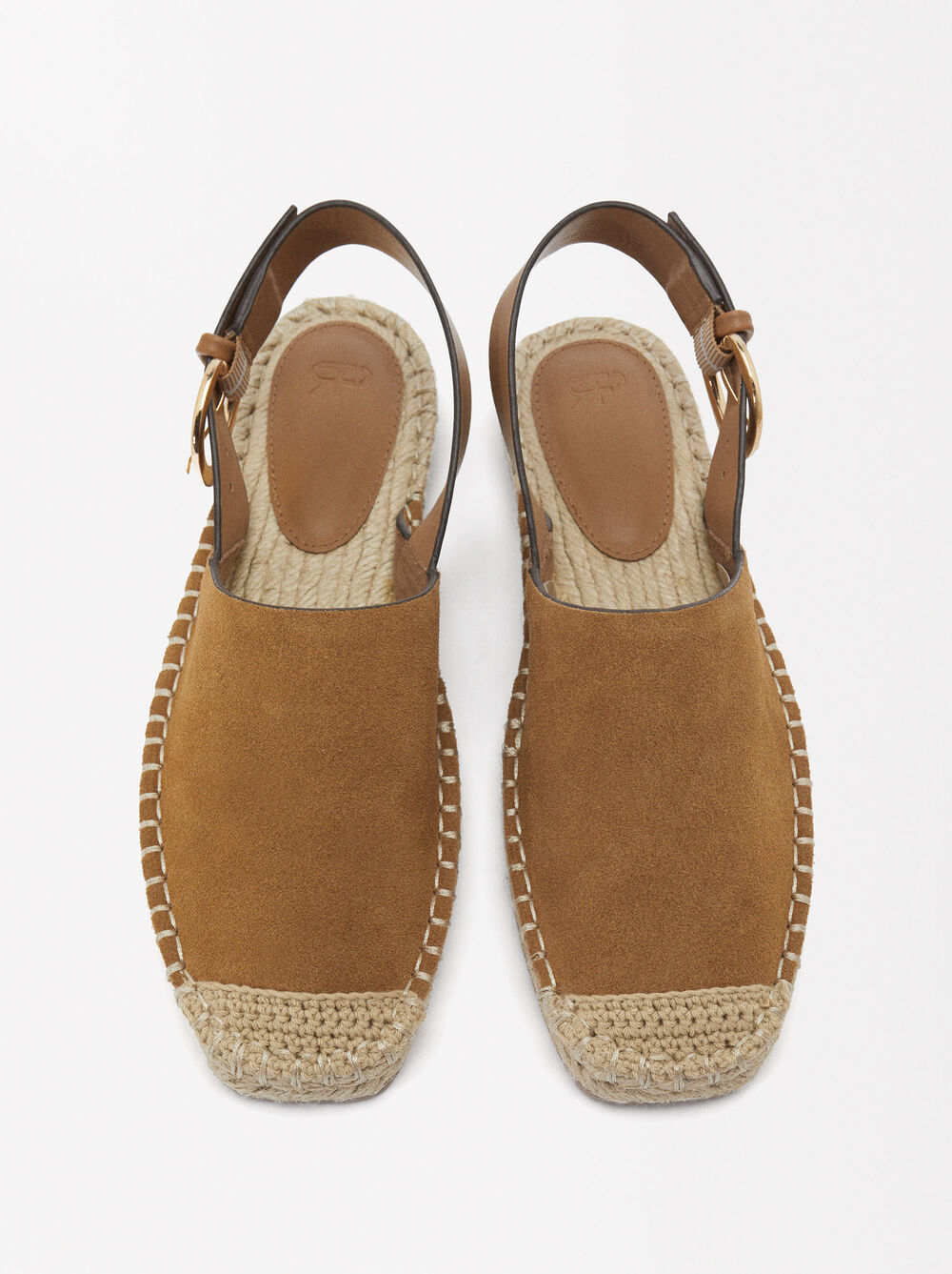 Espadrilles En Cuir Et Jute