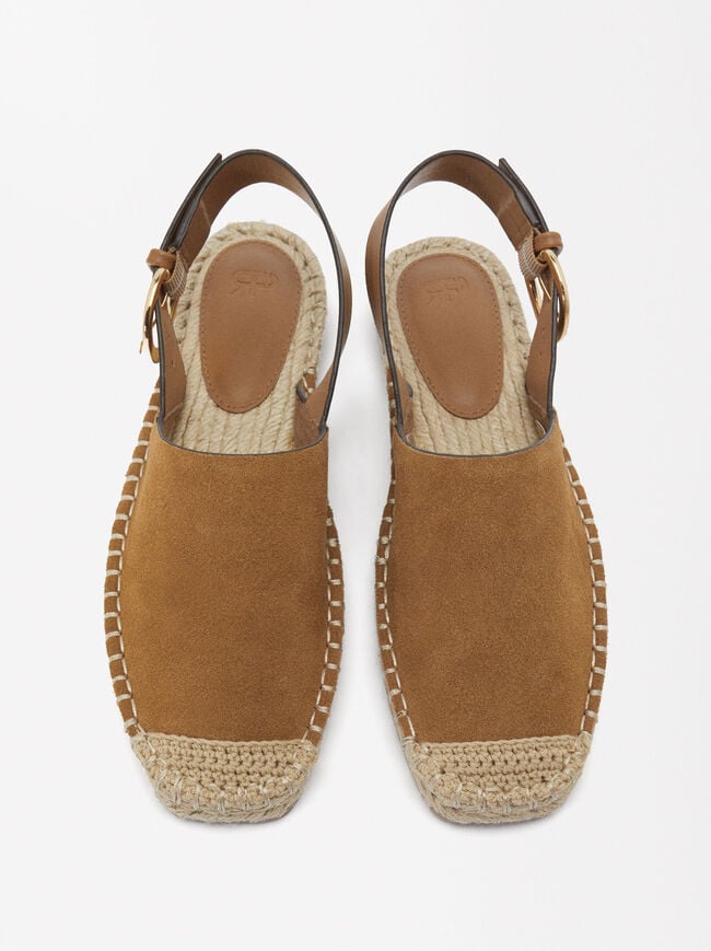 Leather And Jute Espadrilles