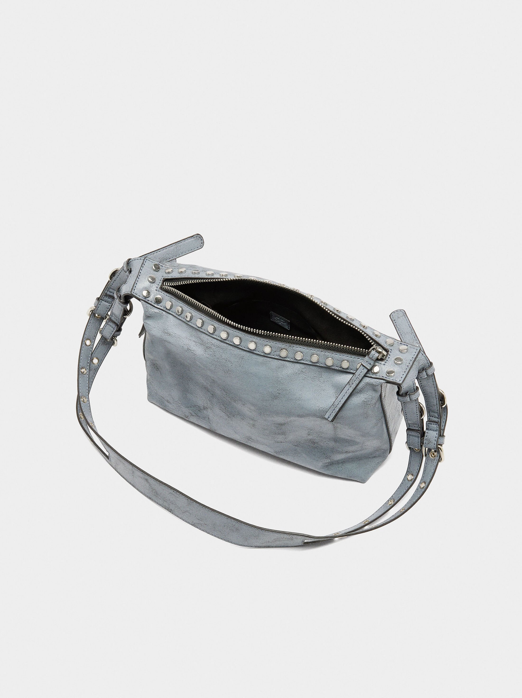 Shoulder bag with studs image number 3.0