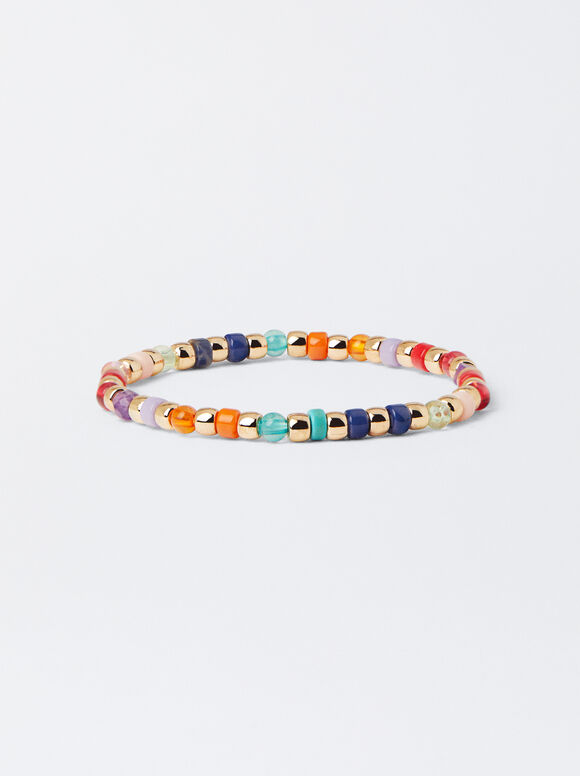 Bracelet Élastique Multicolore, Multicolore, hi-res