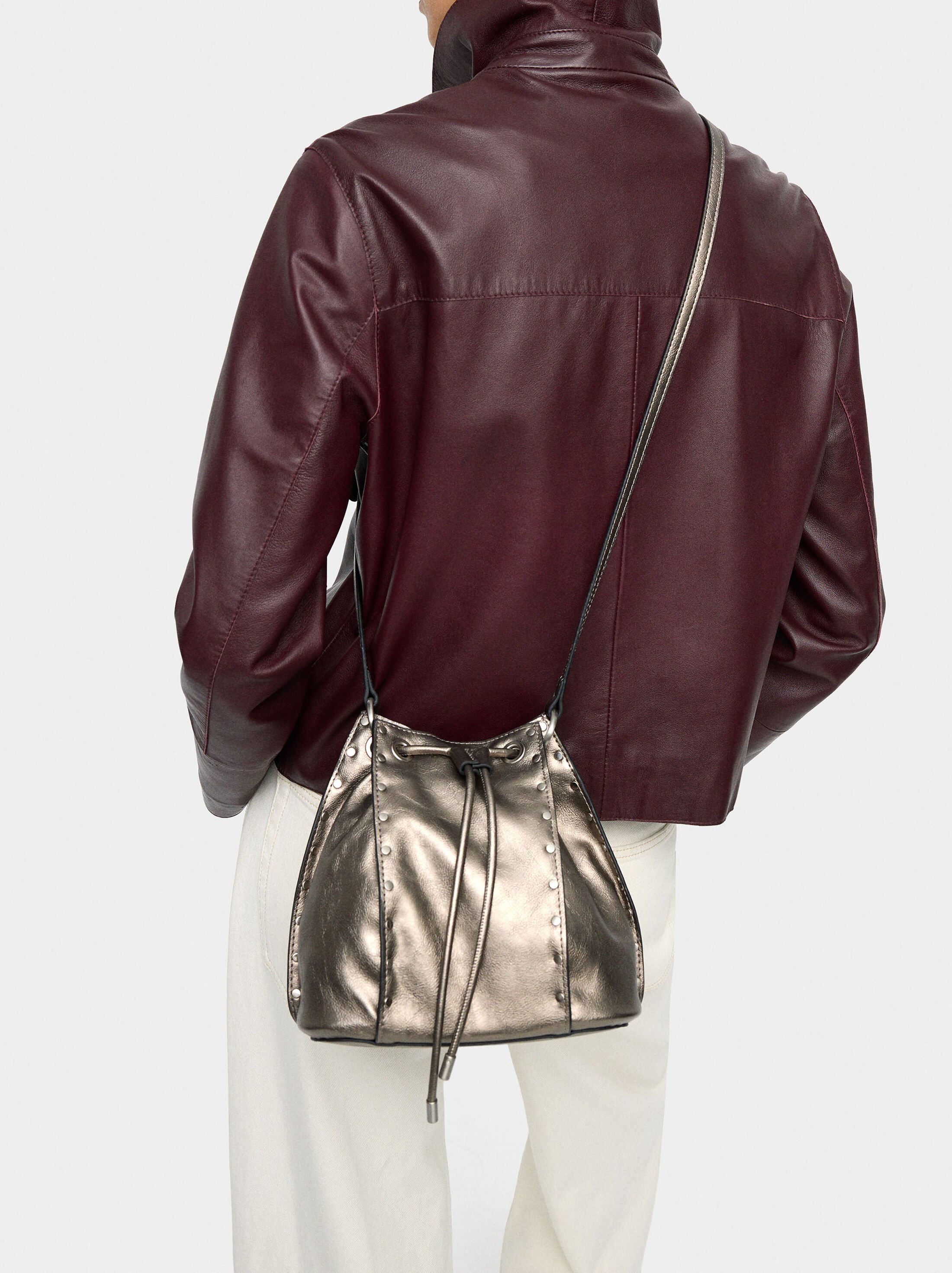 Bucket bag with studs image number 1.0