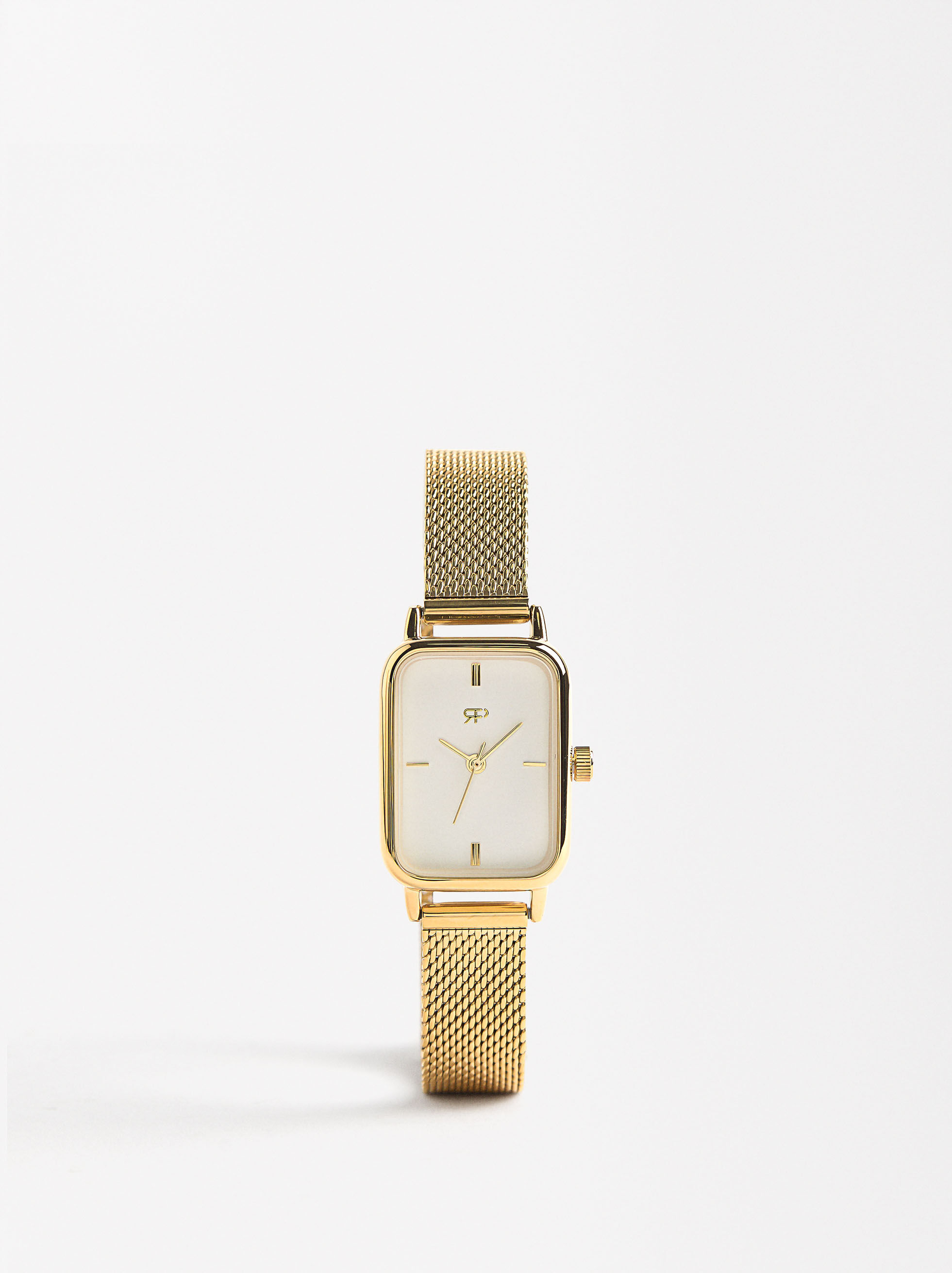 Watch With Stainless Steel Wristband Golden Parfois