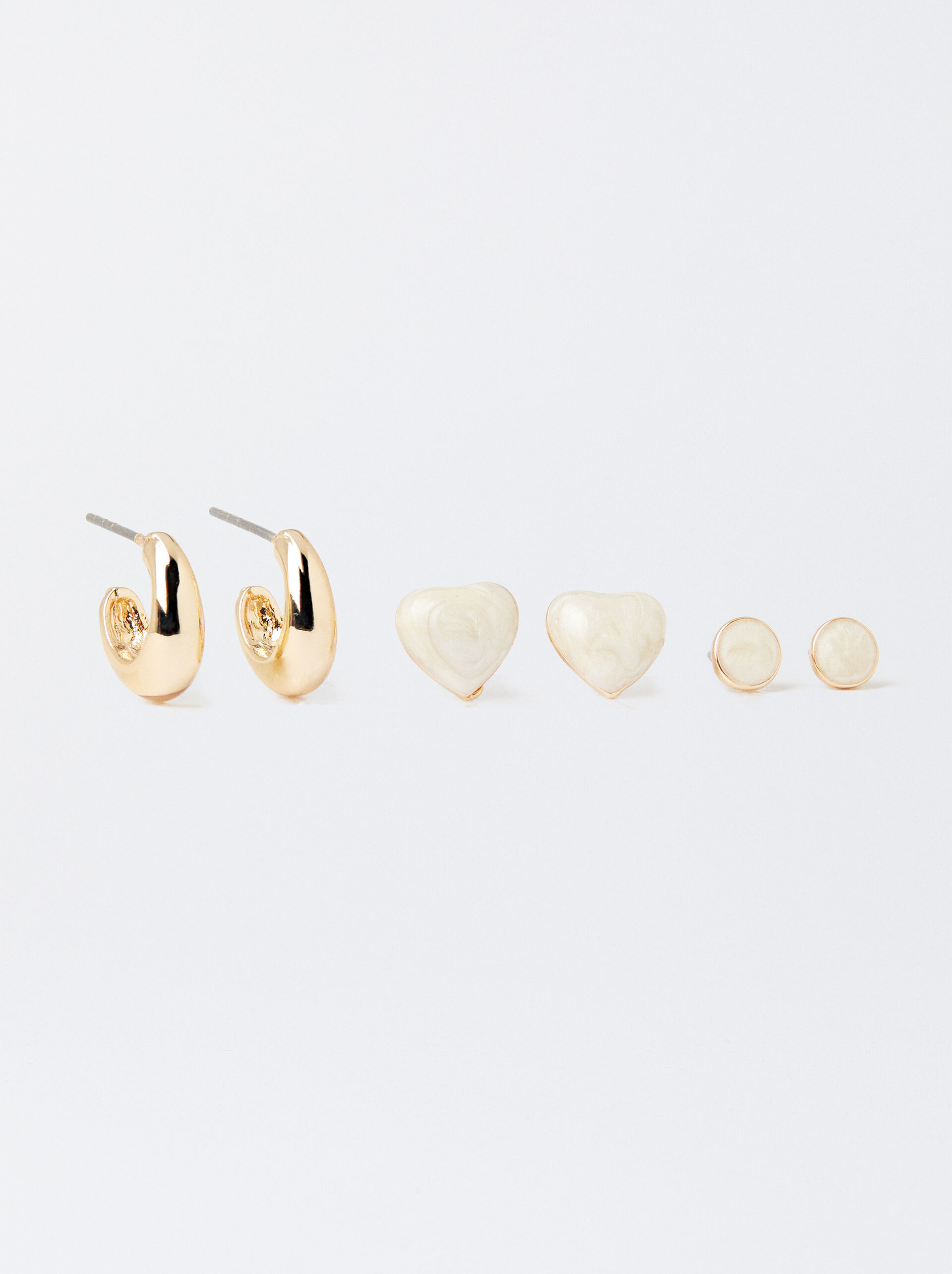 Set Of Enamel Earrings image number 2.0