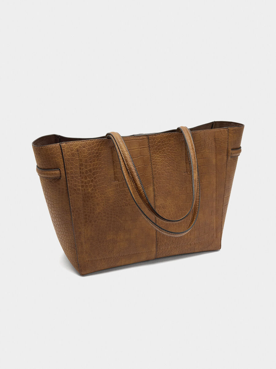 Bolso shopper grabado animal