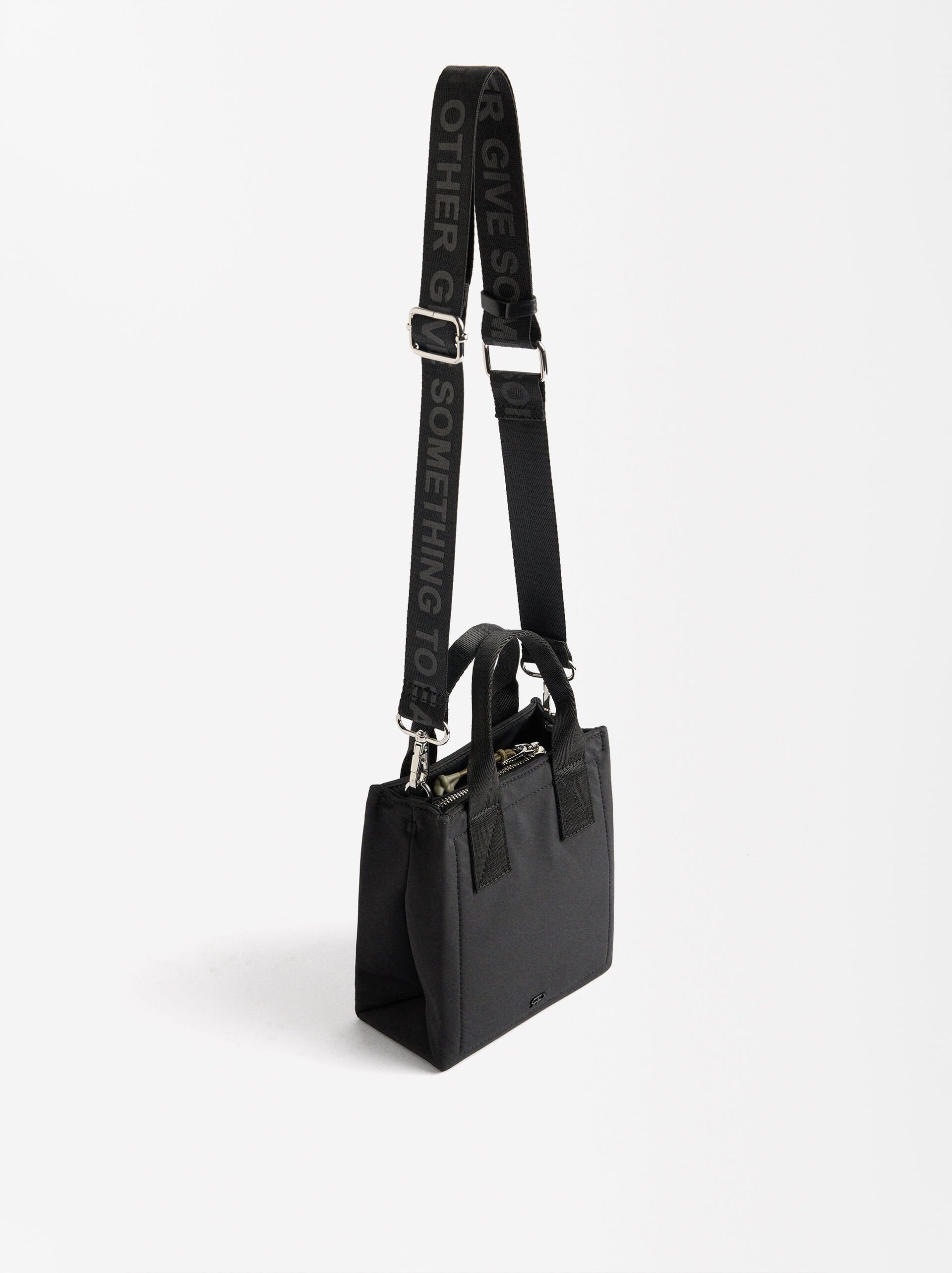 Bolso tote de nylon image number 2.0